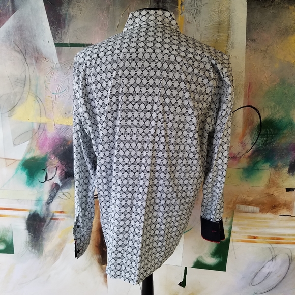 Equilibrium long sleeve button down shirt. Size L - Picture 5 of 9